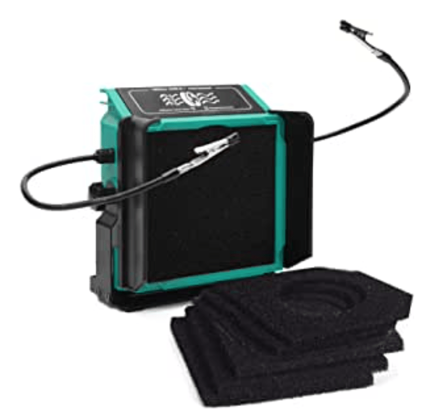 Links to an Amazon listing for a soldering fume extractor with helping hands